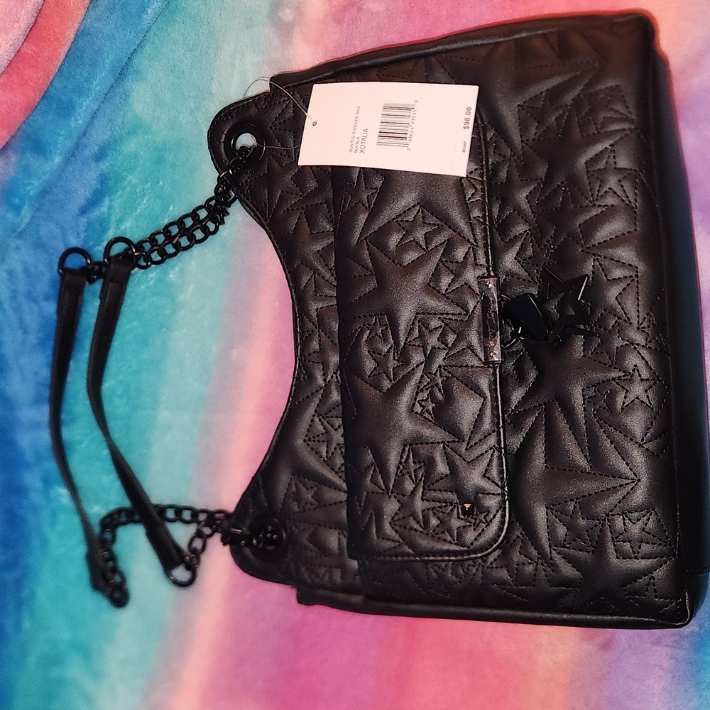 Betsey Johnson Star Quilted Shoulder Bag